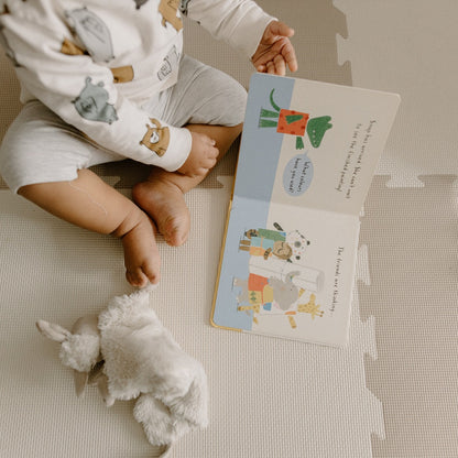 EVA Foam Baby play mat Sand & Ivory