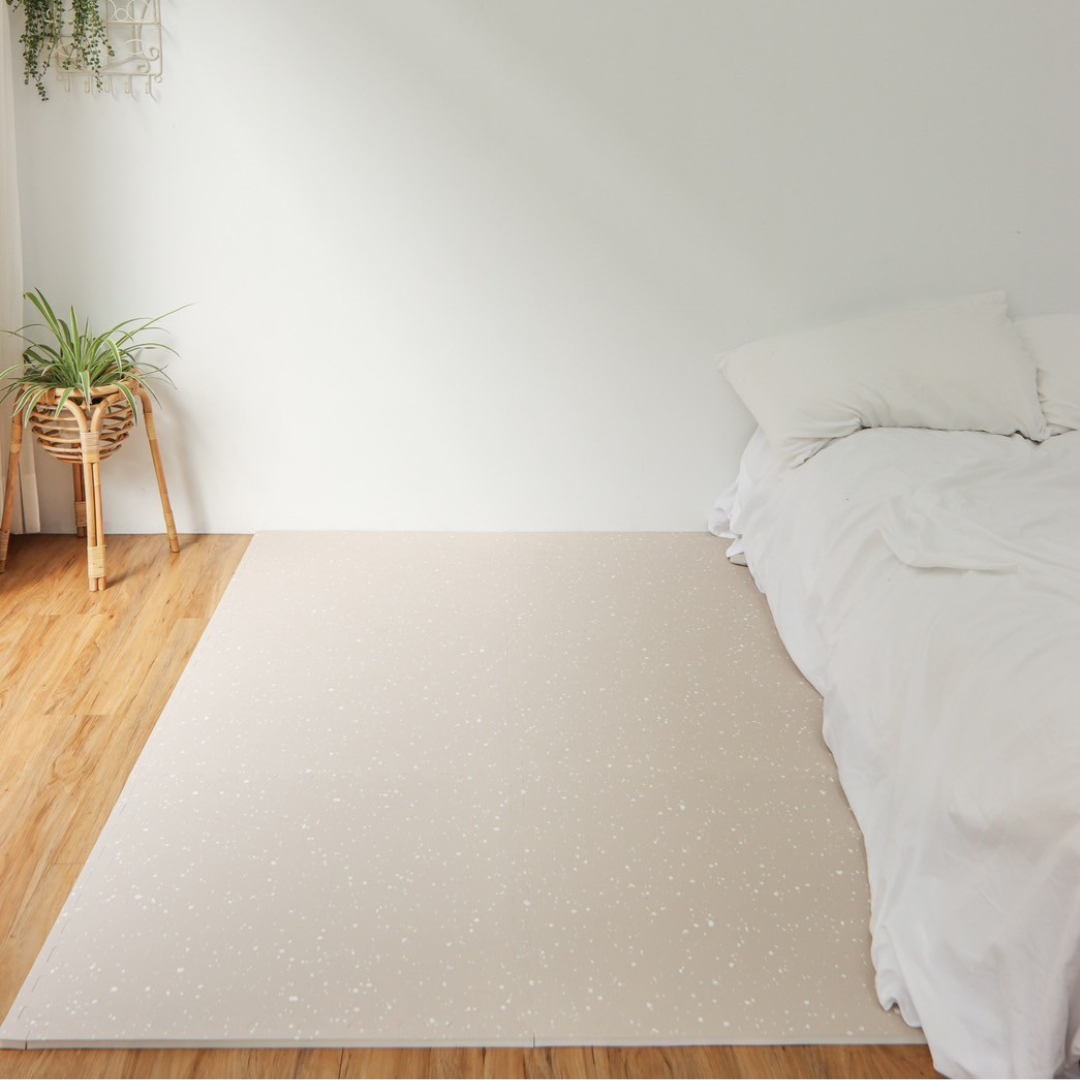 EVA Foam Baby play mat Nordic Snow - Hazelnut