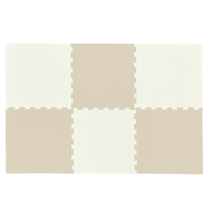 EVA Foam Baby play mat Sand & Ivory