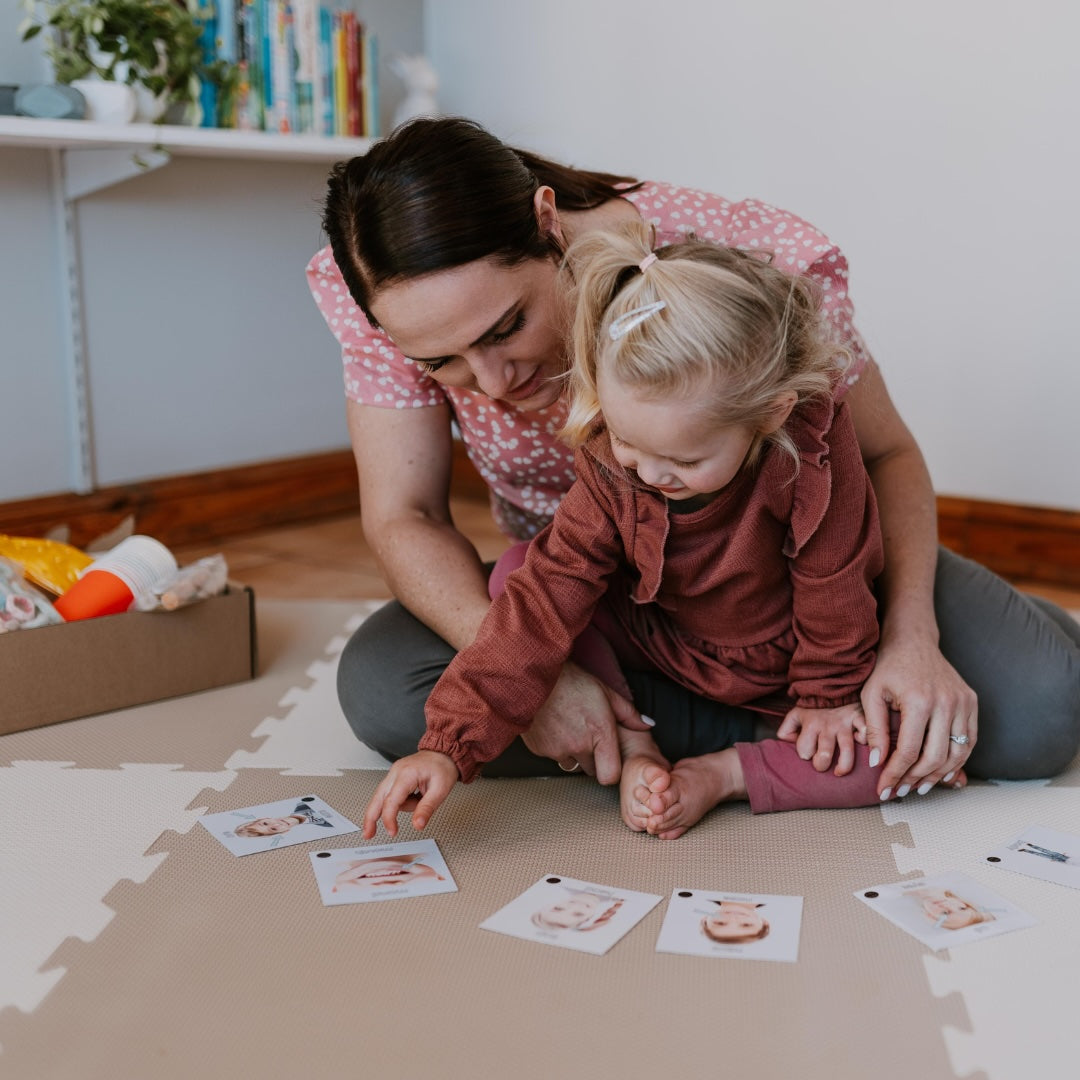 EVA Foam Baby play mat Sand & Ivory